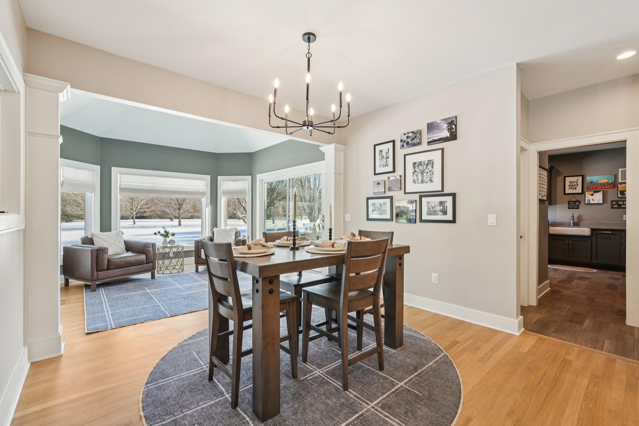 W331N3460 Maplewood Road Nashotah, WI 53058 - Photo 24 of 78 Dinette and sunroom