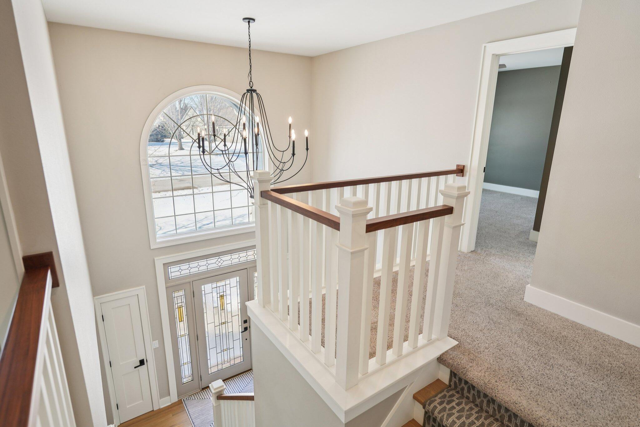 W331N3460 Maplewood Road Nashotah, WI 53058 - Photo 33 of 78 Upper hallway overlooking foyer