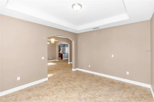 a view of a room with a space