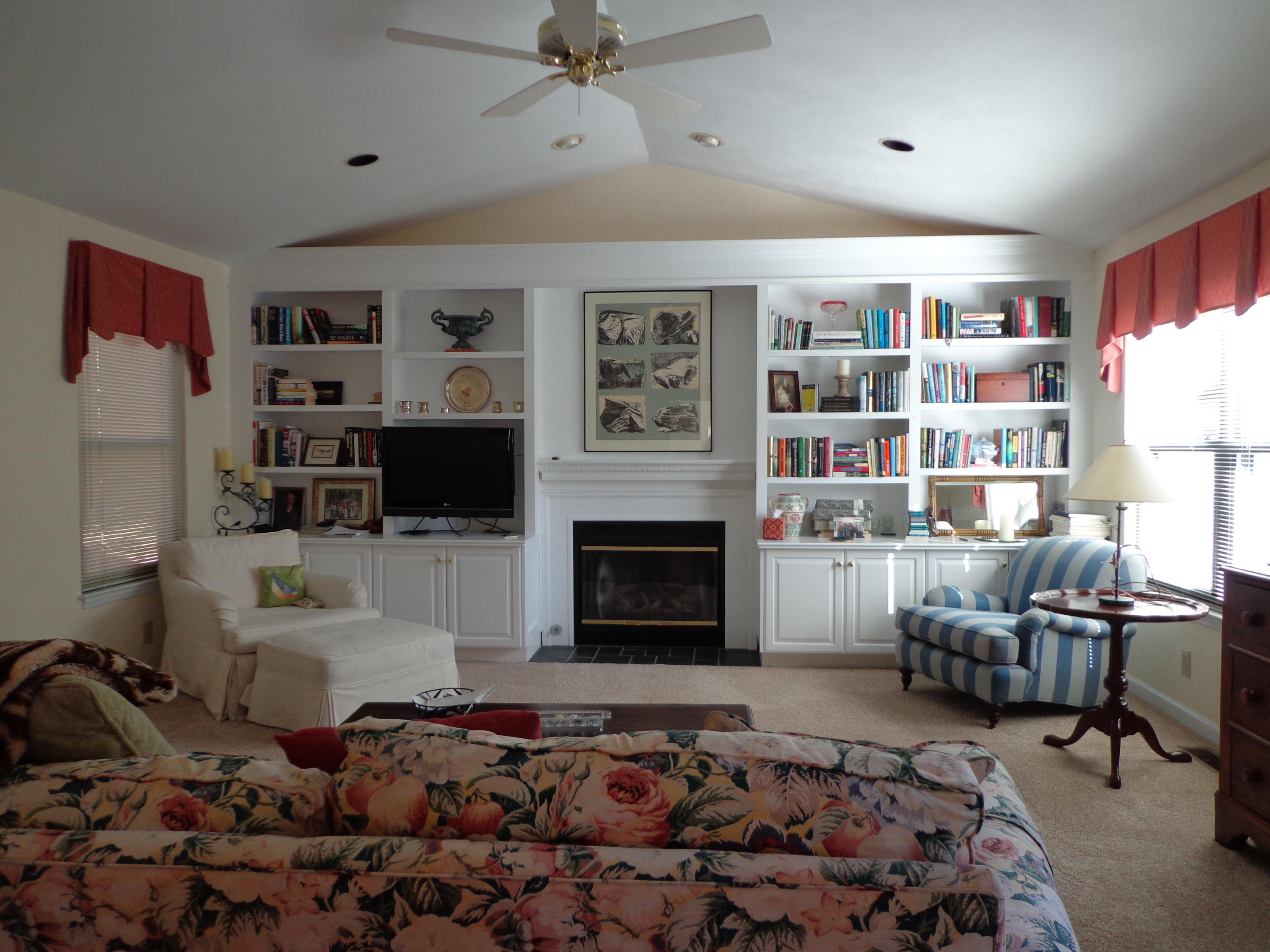 1908 McVitty Road Salem, VA 24153 - Photo 19 of 44 a living room with furniture and a fireplace