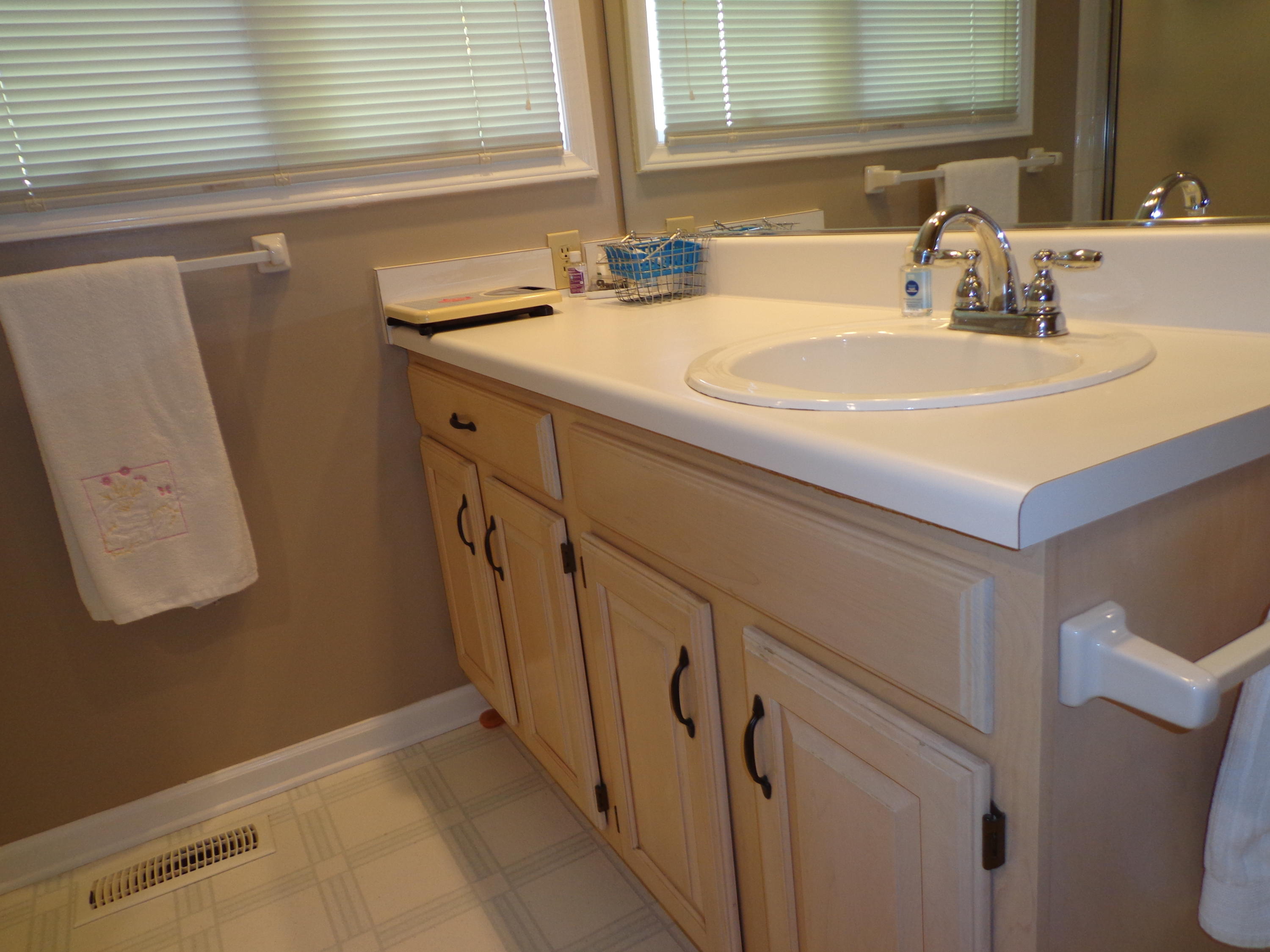 1908 McVitty Road Salem, VA 24153 - Photo 30 of 44 a bathroom with a sink and a mirror