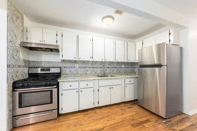 wooden floor in a room