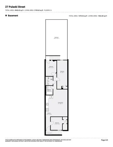 a bedroom with a bed and painting on the wall