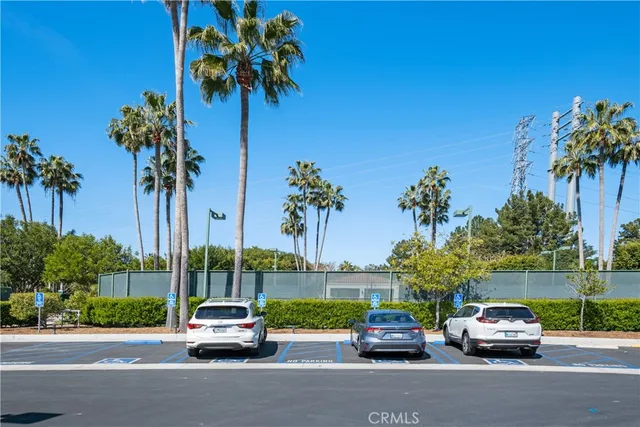 a view of a golf course with a lake