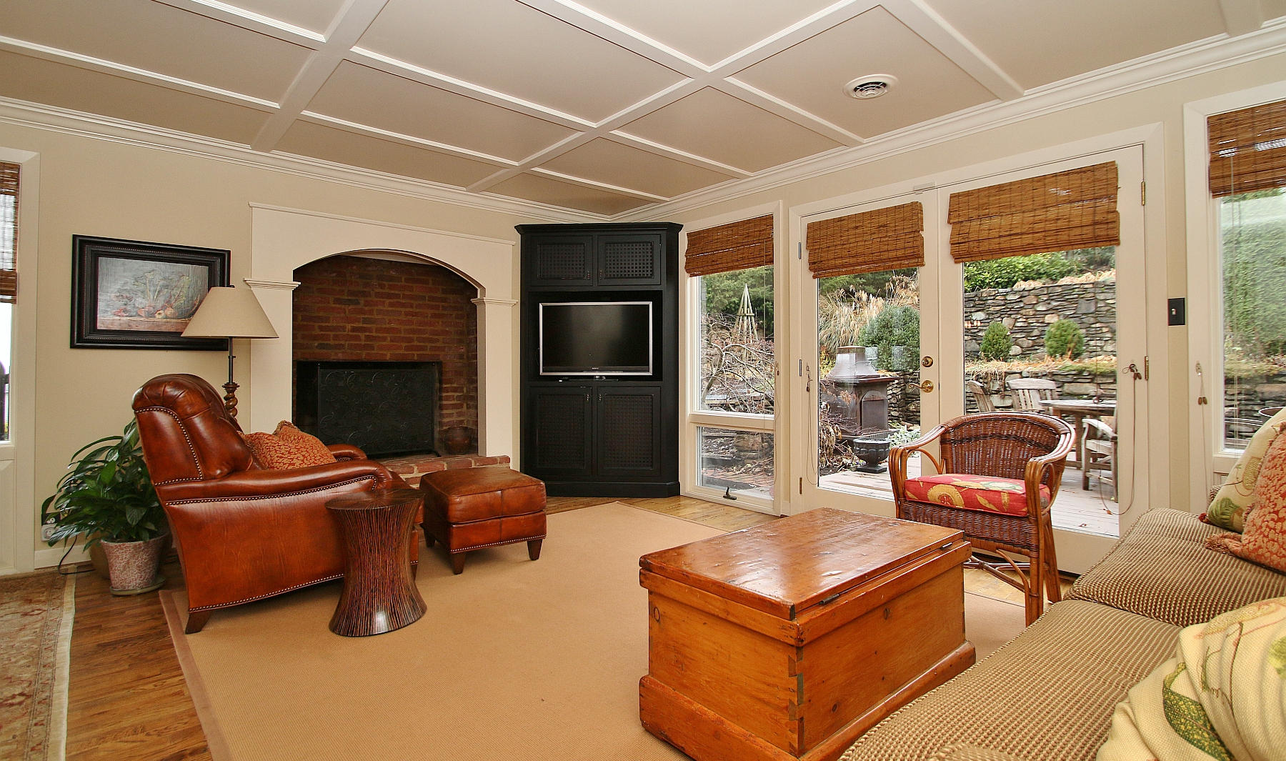 45 Cardinal Road Southwest Roanoke, VA 24014 - Photo 15 of 35 a living room with furniture a fireplace and a large window
