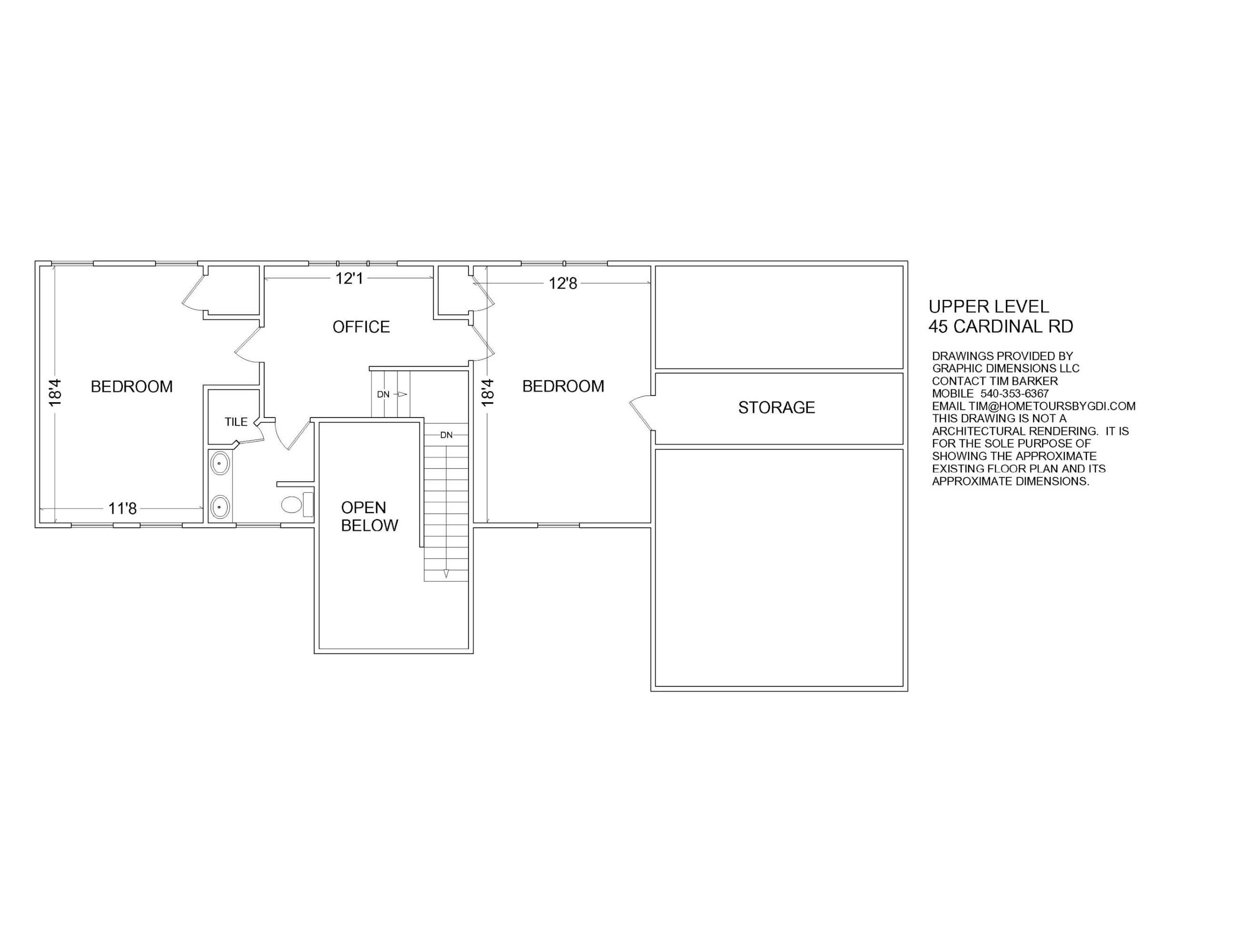 45 Cardinal Road Southwest Roanoke, VA 24014 - Photo 34 of 35 a picture of floor plan