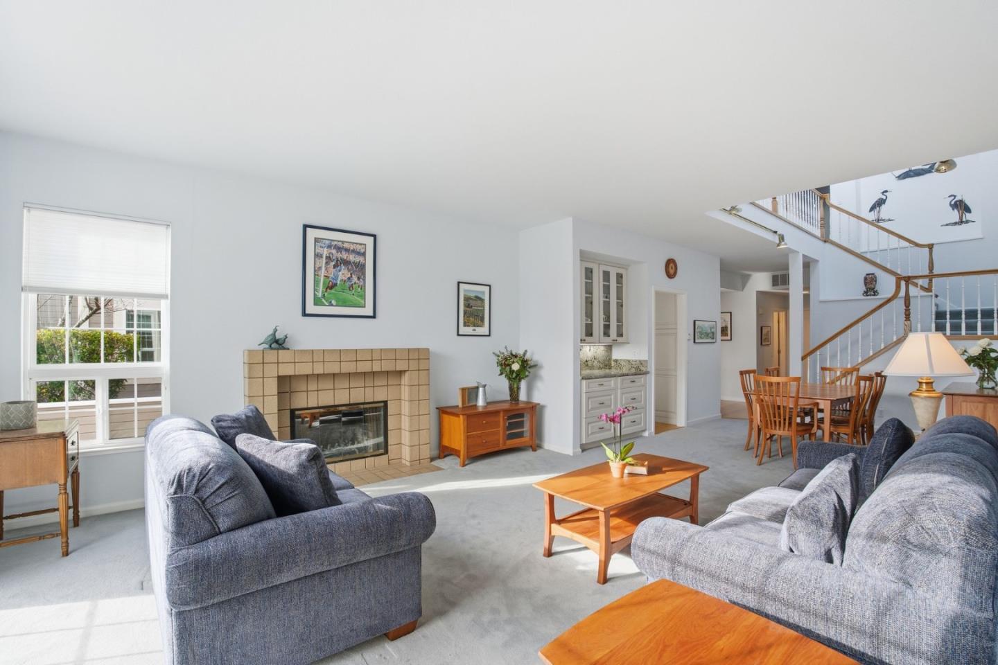 25 Merion Road Half Moon Bay, CA 94019 - Photo 21 of 72 a living room with furniture and a fireplace