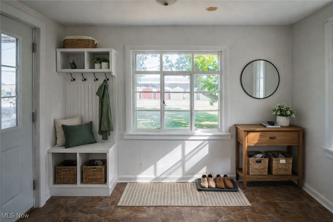 Virtually Staged- Mudroom