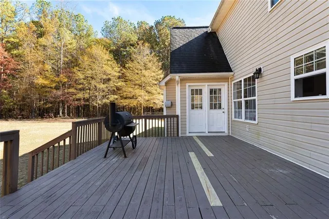 a house view with a seating space