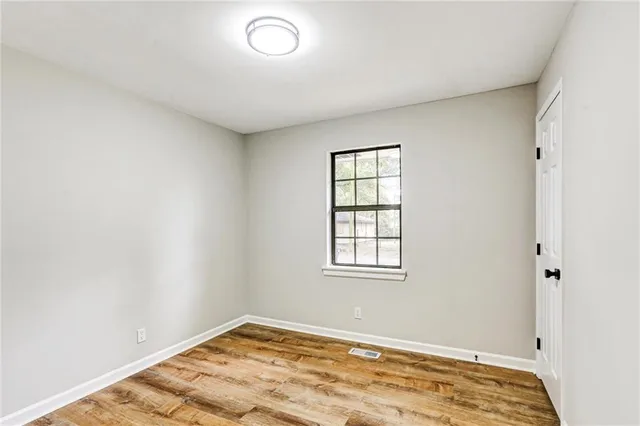 a view of empty room