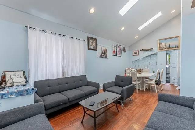 a view of a bedroom from a hallway