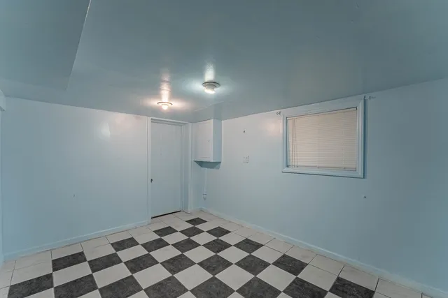 a view of a closet area