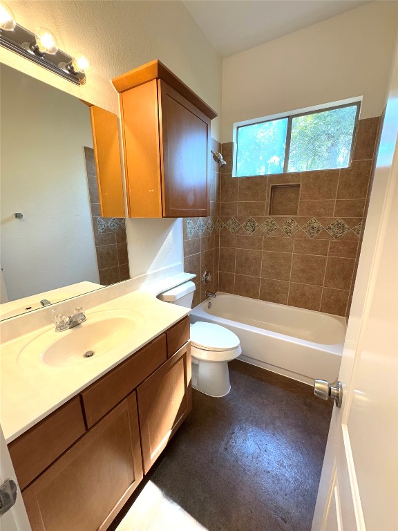 609 Franklin Boulevard, Unit A Austin, TX 78751 - Photo 4 of 19 Bathroom with shower / tub combination and vanity downstairs