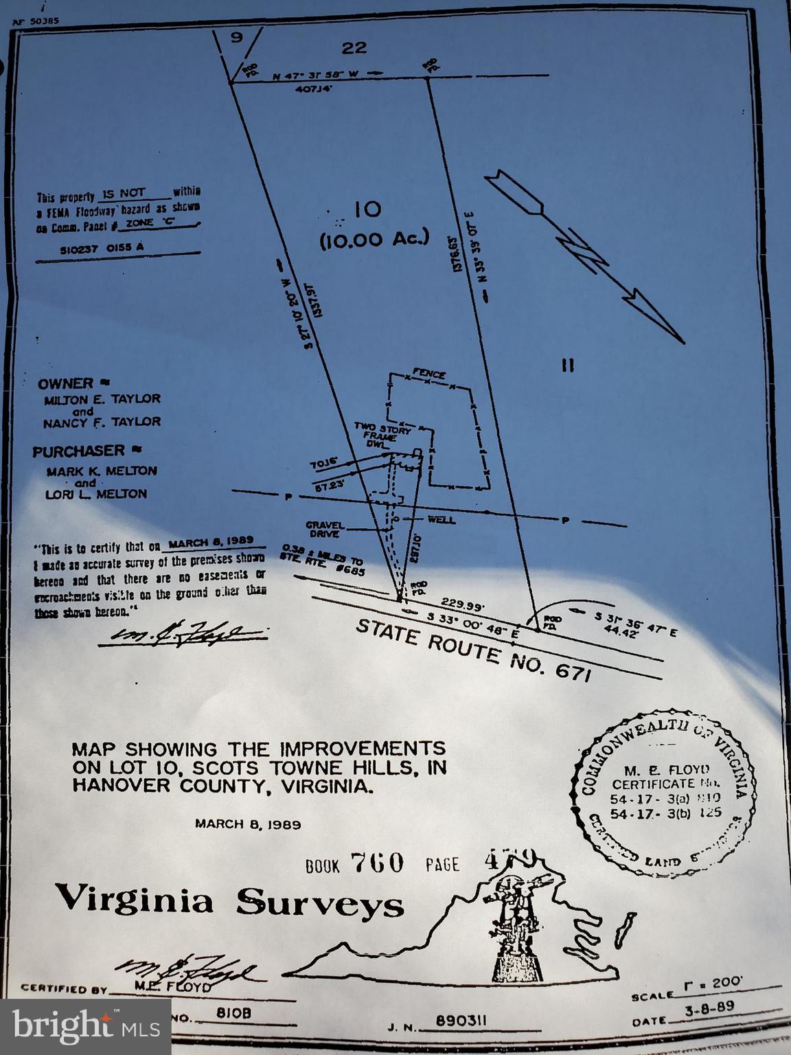 15453 Coatesville Road Beaverdam, VA 23015 - Photo 62 of 62 Plat Map