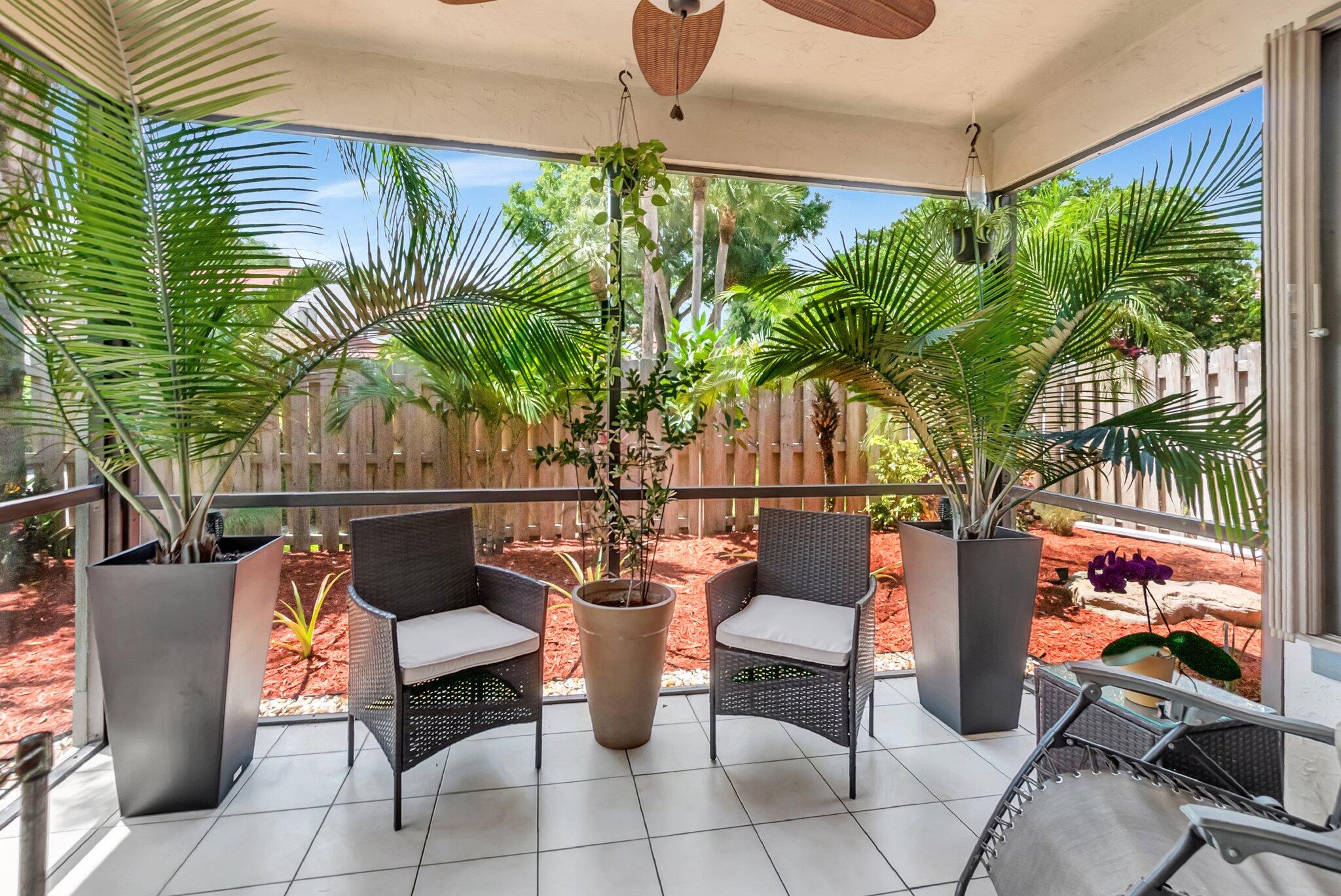 21687 Cromwell Circle Boca Raton, FL 33486 - Photo 24 of 52 Private Rear Covered Patio