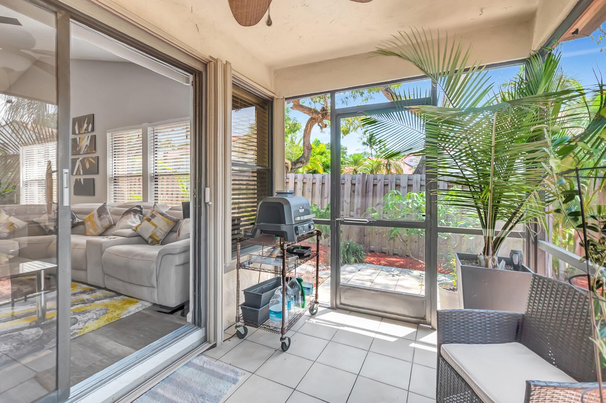 21687 Cromwell Circle Boca Raton, FL 33486 - Photo 31 of 52 Screened in w/ a Ceiling Fan