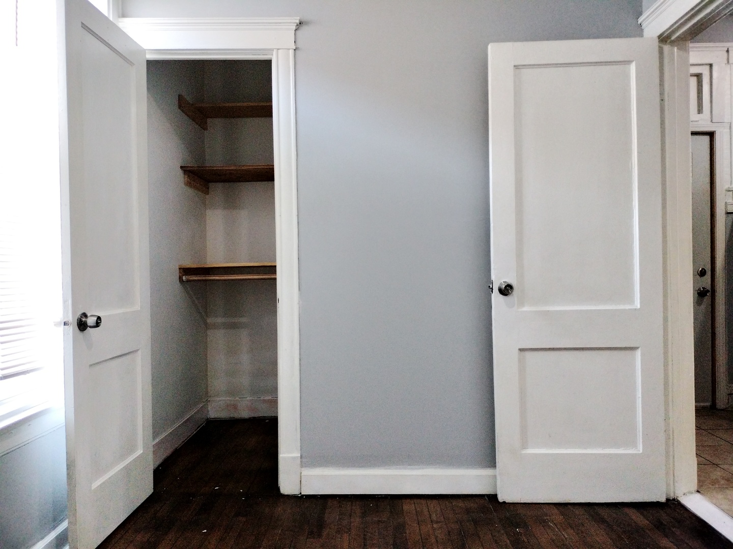 6719 South Sangamon Street, Unit 1 Chicago, IL 60621 - Photo 9 of 23 a view of walk in closet with empty racks