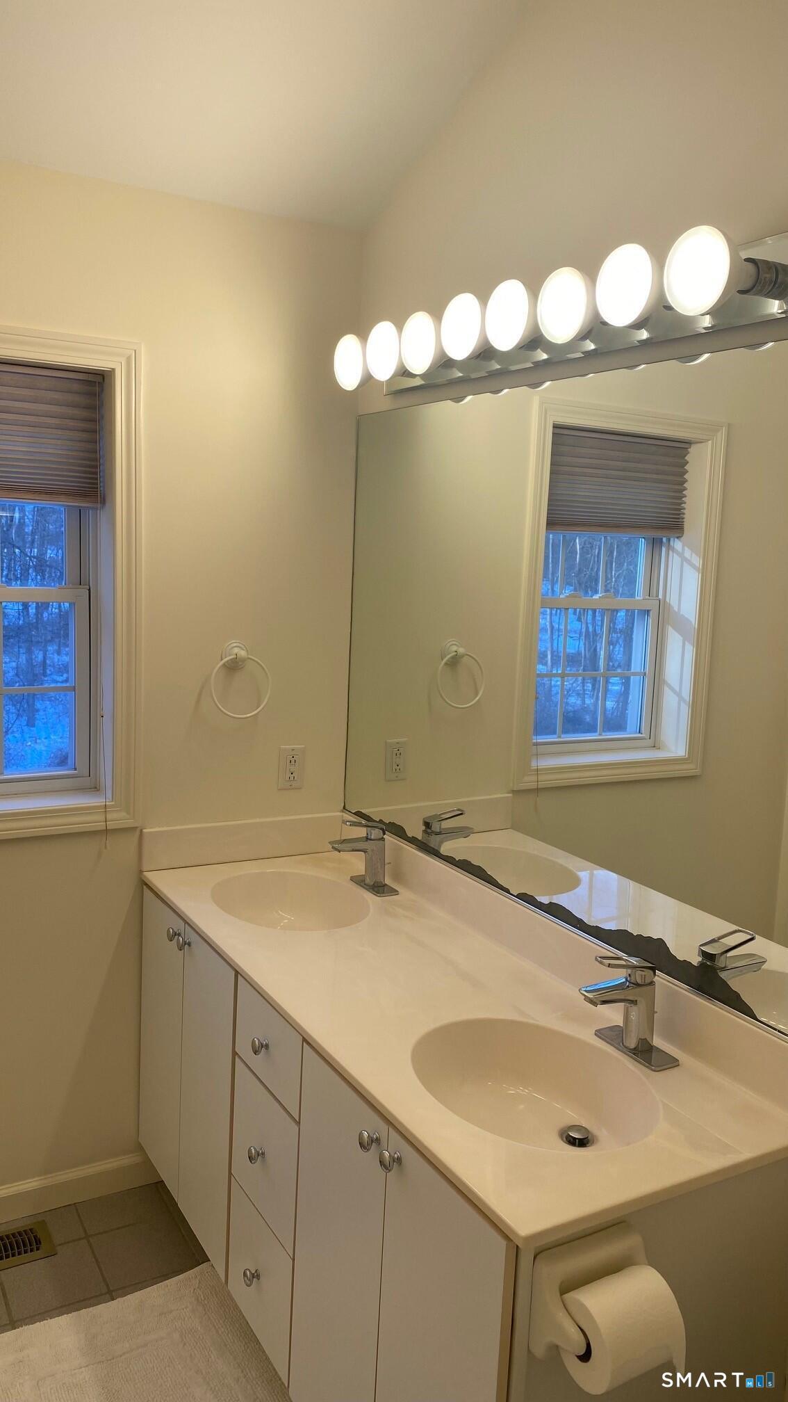 403 Larson Drive, Unit 403 Danbury, CT 06810 - Photo 17 of 34 a bathroom with a sink and a mirror