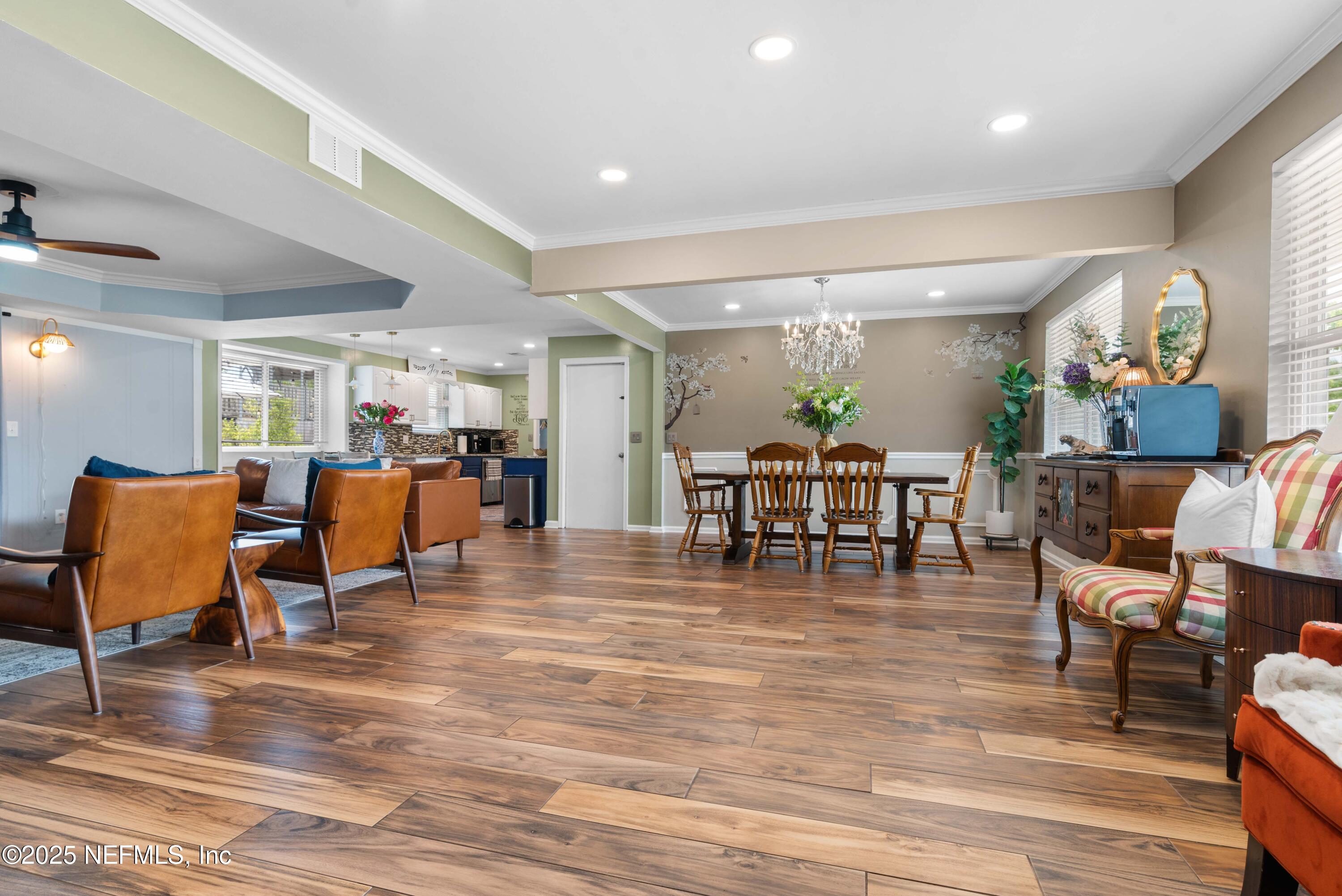 2894 Circle Ridge Drive Orange Park, FL 32065 - Photo 8 of 30 a view of a dining room with furniture and wooden floor