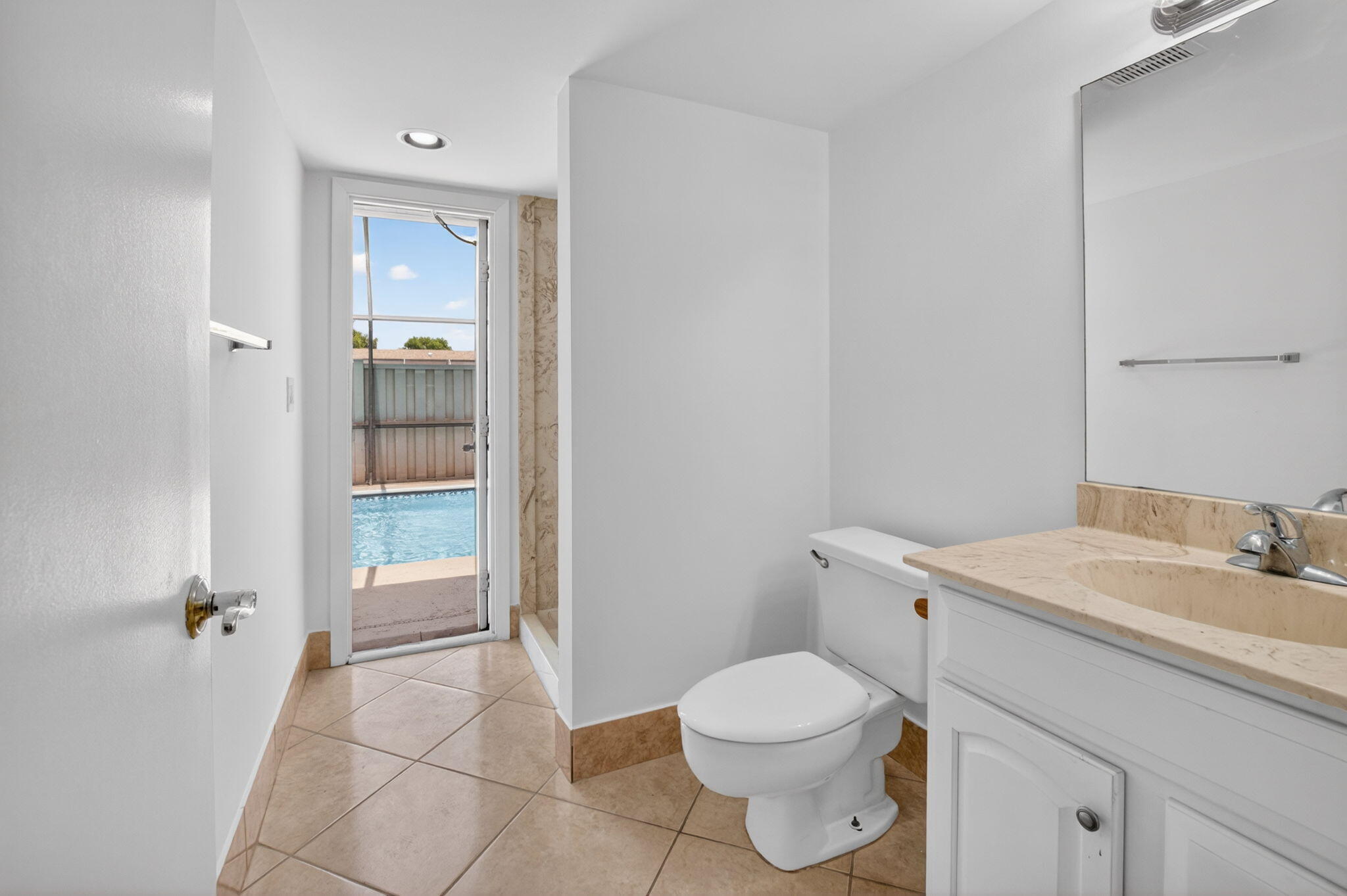 9879 Boca Gardens Trail, Unit A Boca Raton, FL 33496 - Photo 23 of 34 Cabana bath