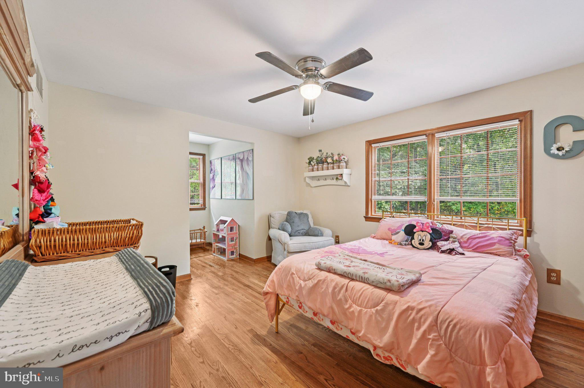 2862 Cox Ridge Road Westminster, MD 21157 - Photo 23 of 64 a bedroom with a bed and wooden floor