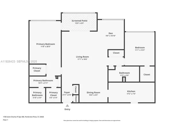 $260,000 | 1100 St Charles Place, Unit 310, Pembroke Pines, FL 33026