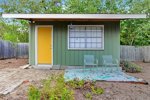 a house with a outdoor space
