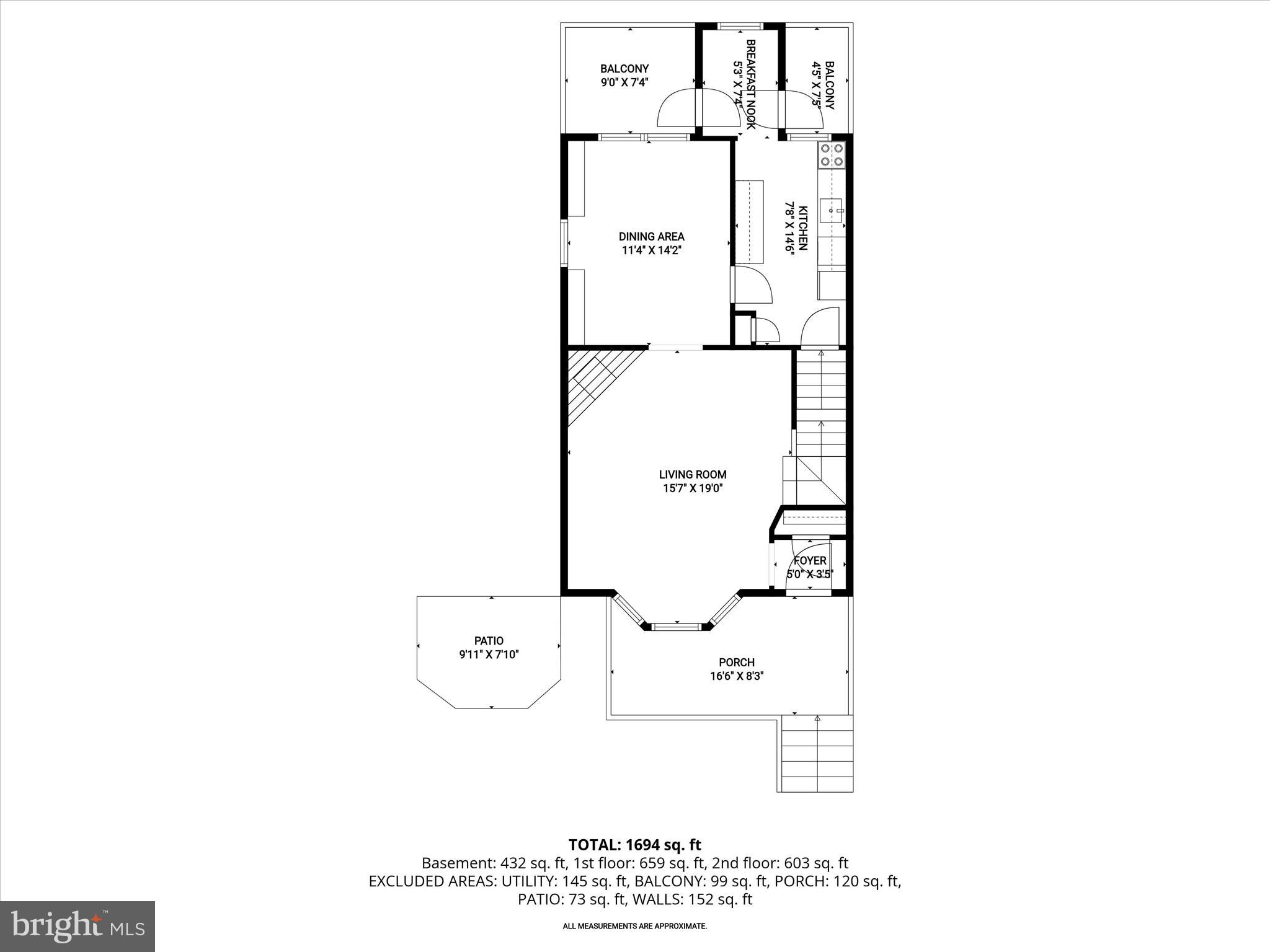 1509 Shadyside Road Baltimore, MD 21218 - Photo 36 of 38 a picture of a floor plan