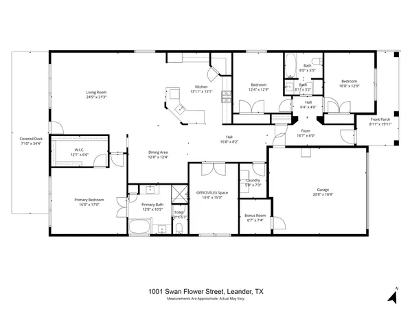 $455,000 | 1001 Swan Flower Street, Leander, TX 78641