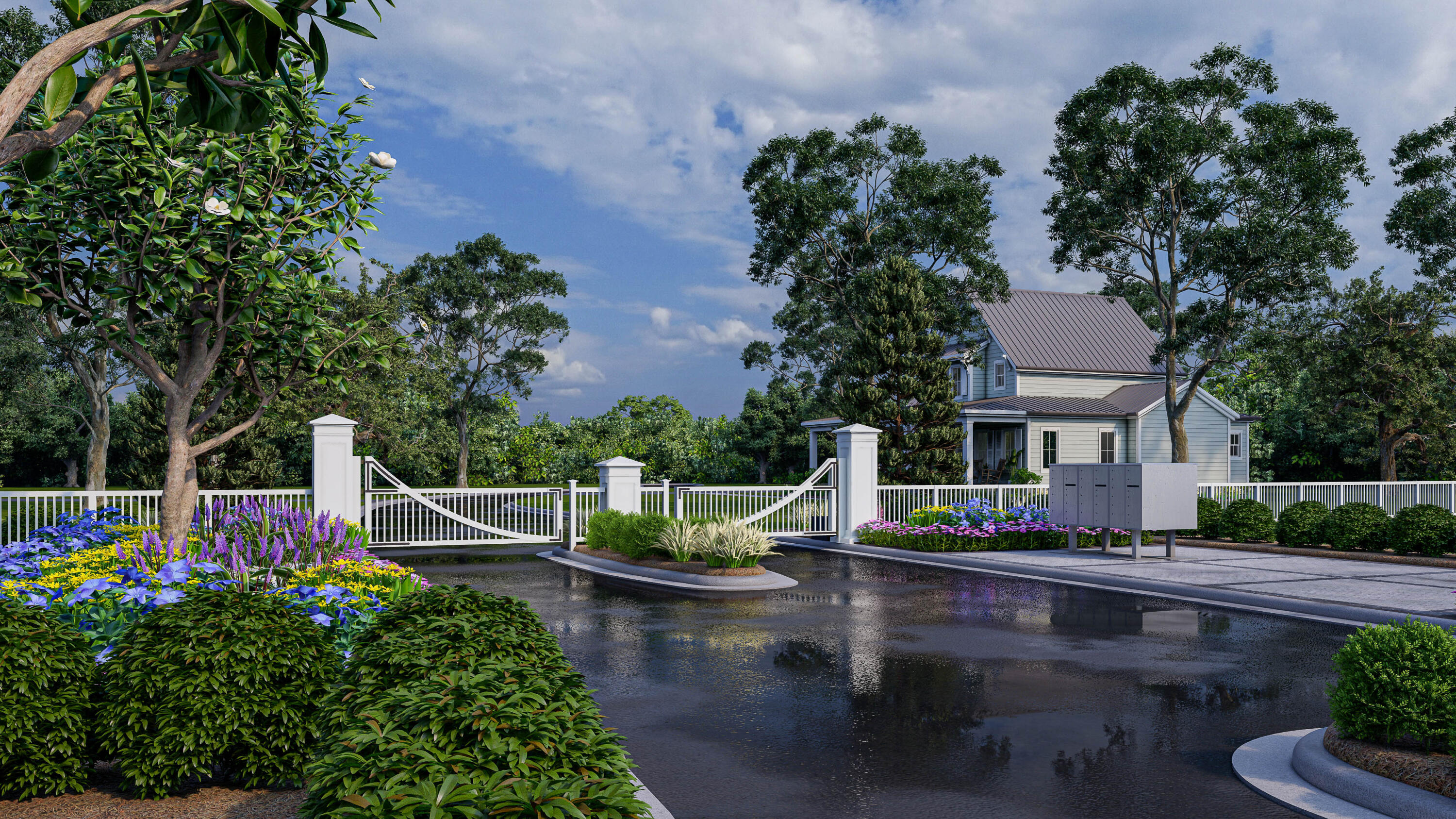 110 Peninsula Drive Ravenel, SC 29470 - Photo 13 of 101 Penninsula_Gate_Prelim_Rendering_14 - Ph