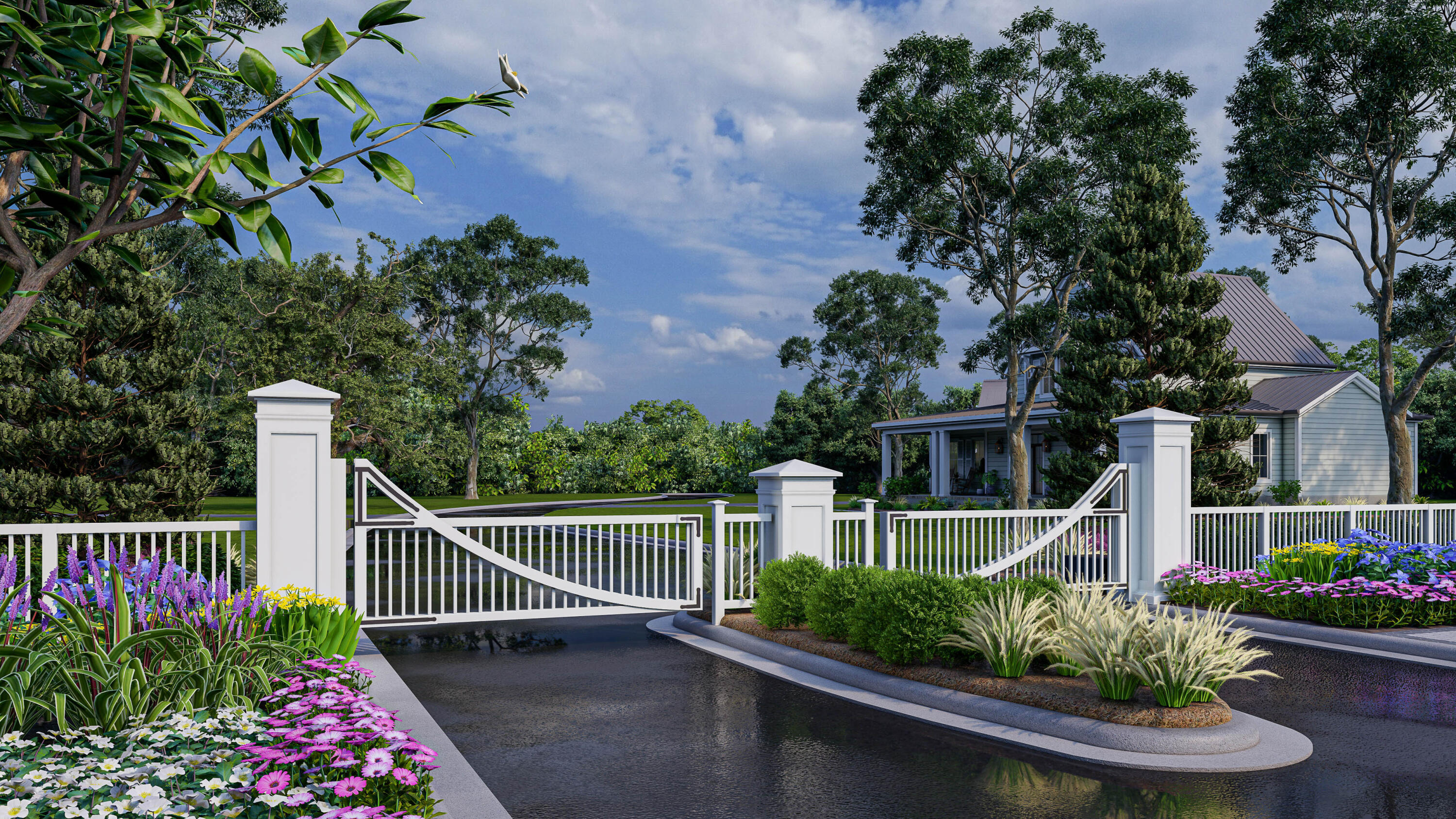 110 Peninsula Drive Ravenel, SC 29470 - Photo 15 of 101 Penninsula_Gate_Prelim_Rendering_15 - Ph