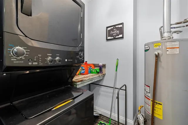 a room with storage and utility