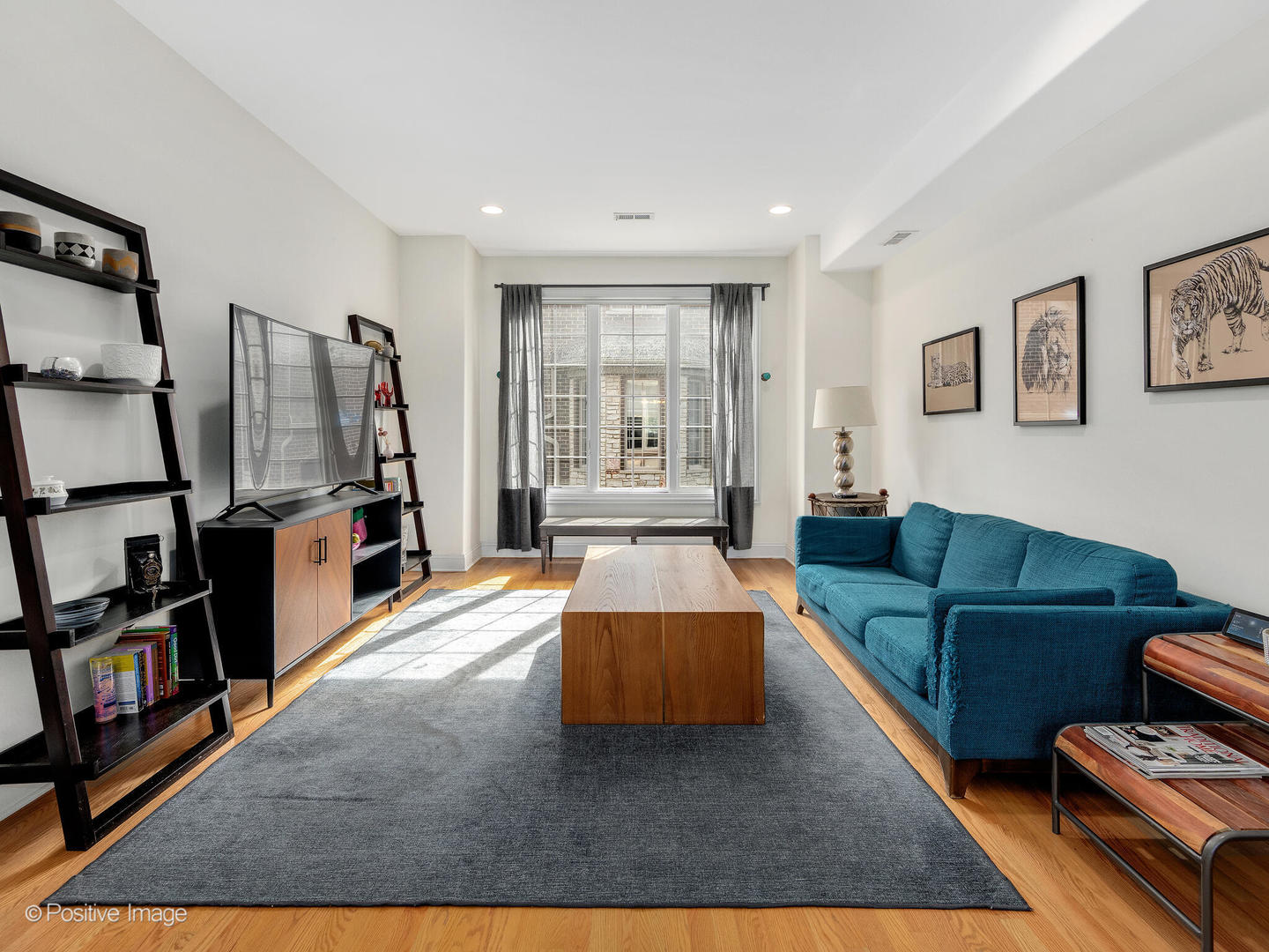 4313 Eberly Avenue Brookfield, IL 60513 - Photo 5 of 22 a living room with furniture and a flat screen tv