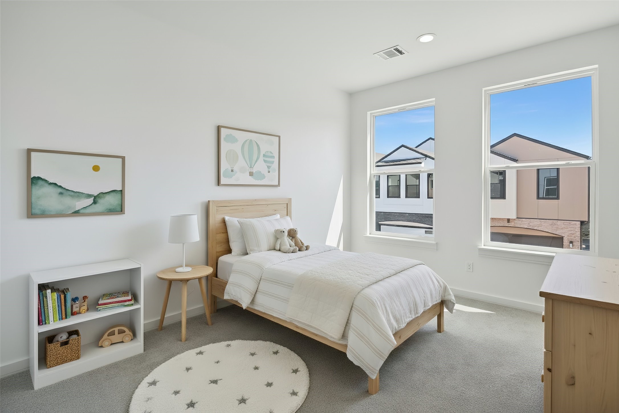 2924 El Fenice Lane Houston, TX 77057 - Photo 30 of 39 a bedroom with a bed a couch and a painting on the wall