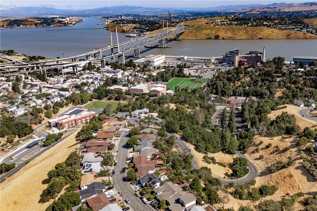 0 Rolph Park Drive Crockett, CA 94525 - Photo 8 of 33 an aerial view of a city with lots of residential buildings ocean and mountain view