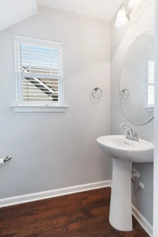 a view of hallway with window