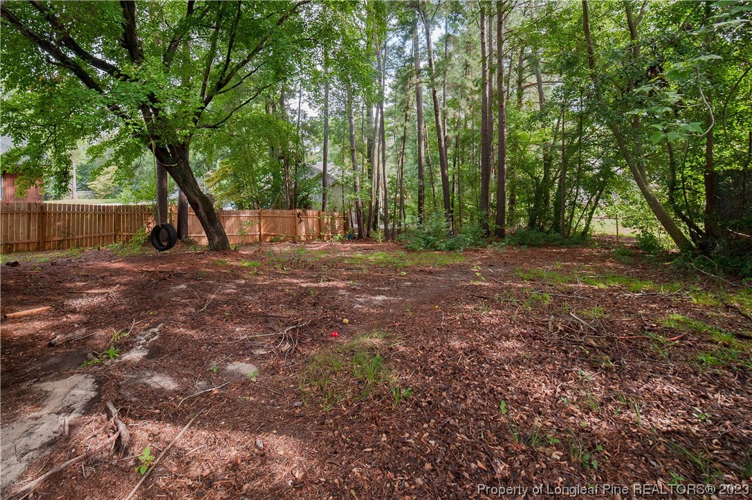 6005 Dalton Road Fayetteville, NC 28314 - Photo 42 of 44 a view of backyard with green space