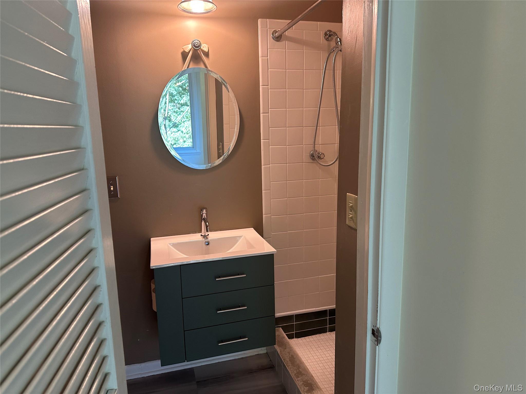 376 Lane Gate Road Cold Spring, NY 10516 - Photo 20 of 23 a bathroom with a sink and a mirror