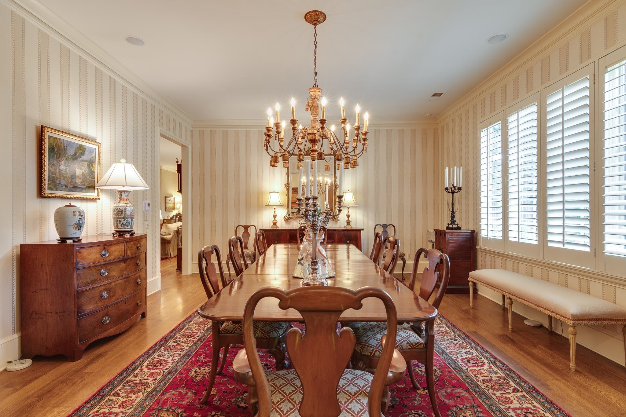 4865 Roane Road Memphis, TN 38117 - Photo 8 of 39 a view of a dining room with furniture and window
