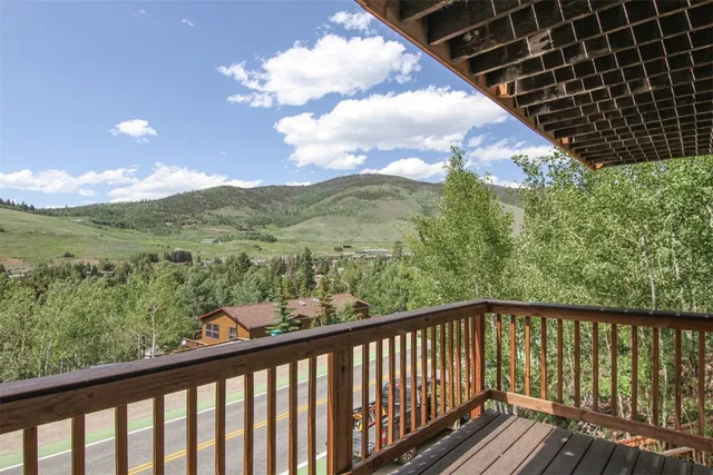 a view of a staircase