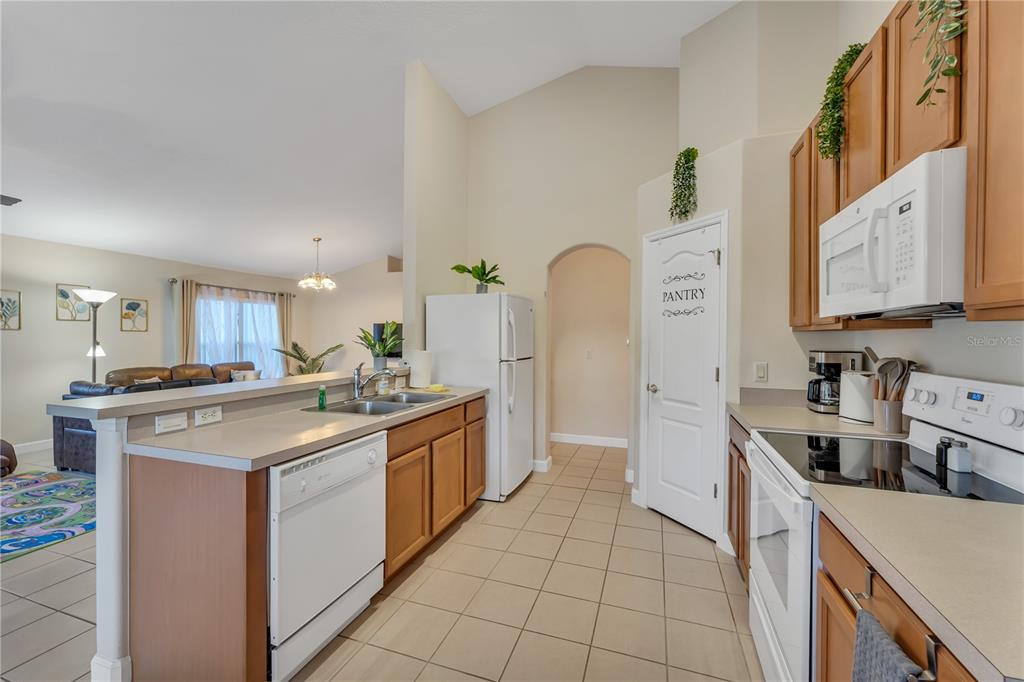 620 Old Bridge Circle Davenport, FL 33897 - Photo 7 of 22 a kitchen with stainless steel appliances granite countertop a stove and a sink