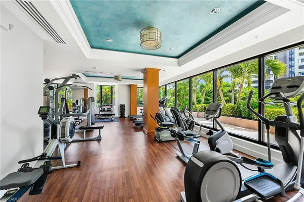 a view of swimming pool with a yard