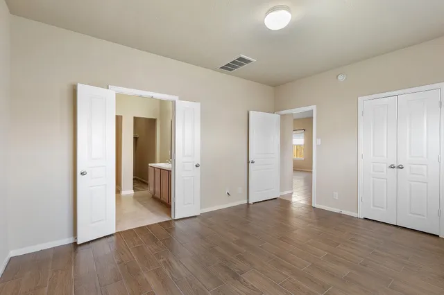 wooden floor in an empty room