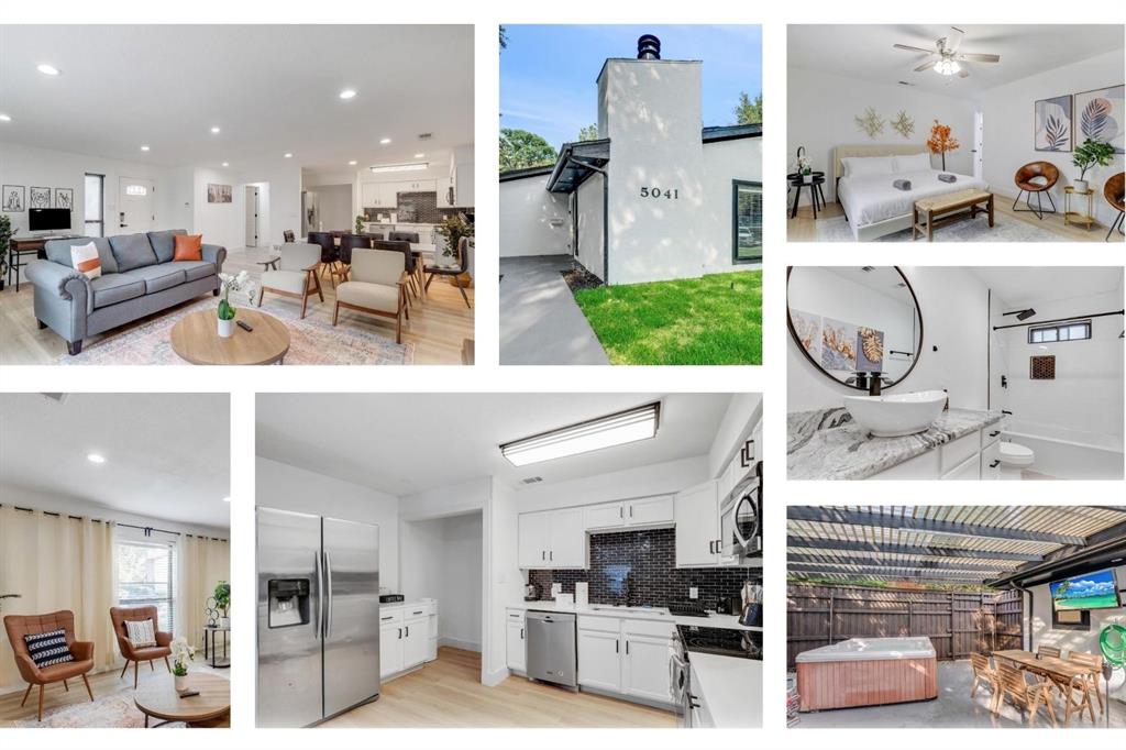 5041 Thunder Road Dallas, TX 75244 - Photo 16 of 20 a view of kitchen with stainless steel appliances kitchen island dining table and chairs