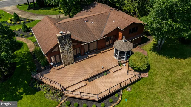 a view of a house with a swimming pool