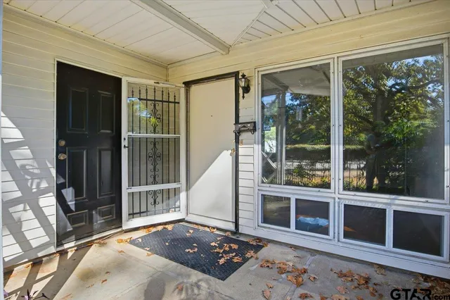 a balcony view with a outdoor seating space
