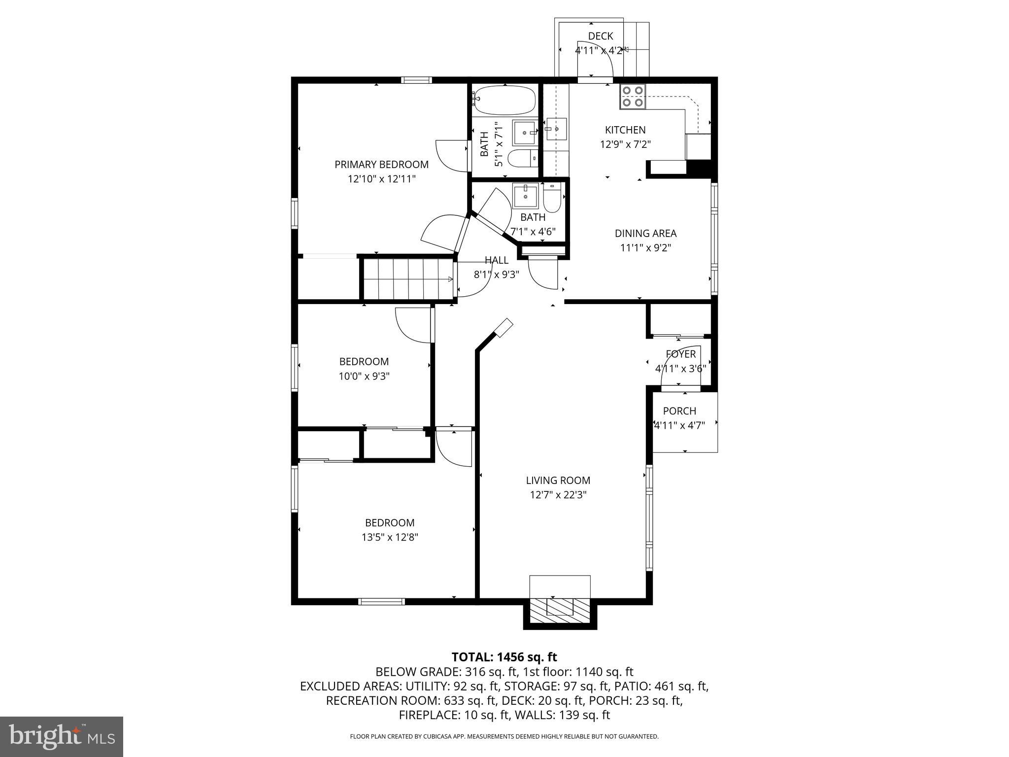 1513 Flora Lane Silver Spring, MD 20910 - Photo 49 of 50 a picture of a room with a white wall and large mirror