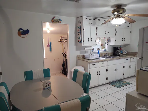 a view of kitchen with stainless steel appliances