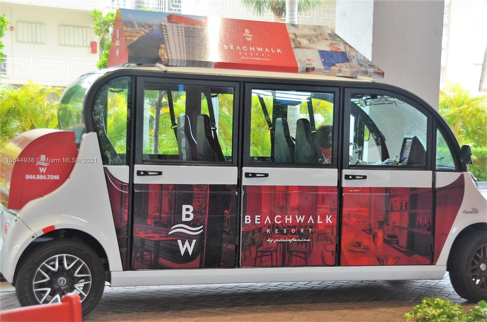 2602 East Hallandale Beach Boulevard, Unit R1009 Hallandale Beach, FL 33009 - Photo 30 of 38 Private car to bring you to the Beach and Beach club