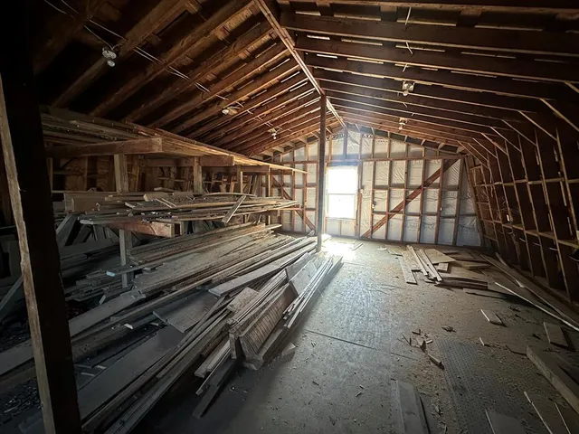 a view of room with stairs